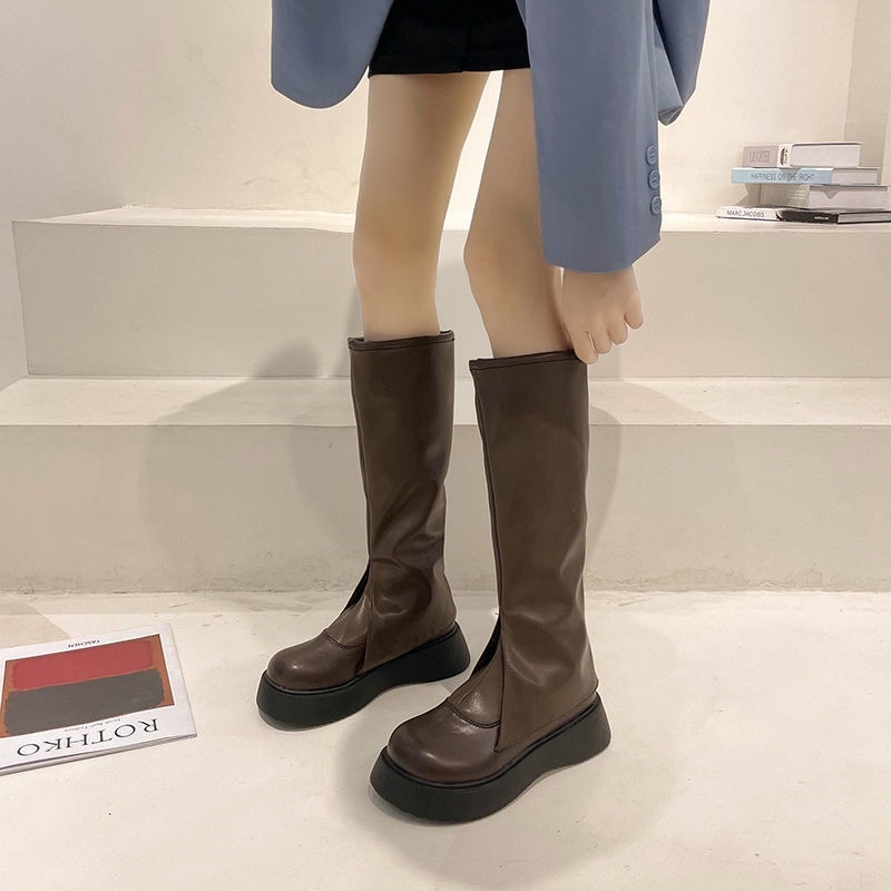 GIÀY BOOT ĐÙI KHÔNG KHOÁ XẺ TÀ