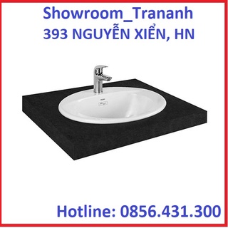 Chậu lavabo toto l501c/ lt501c, chậu rửa mặt toto dương vành.