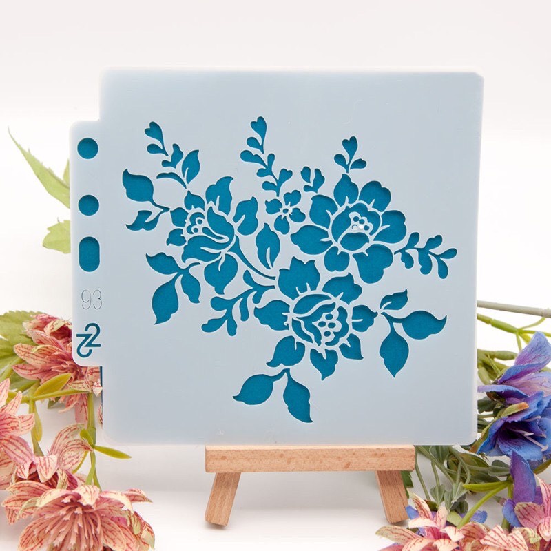 Pet Stencil - Khuôn hình trái tim trang trí - Kích thước 13cm - 01 tấm