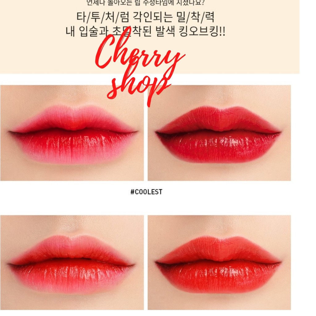 [ Auth-check code]Son Kem 3CE TATTOO LIP TINT - PHIÊN BẢN CHUỘT MICKY 💝 Son 3CE DISNEY MicKey