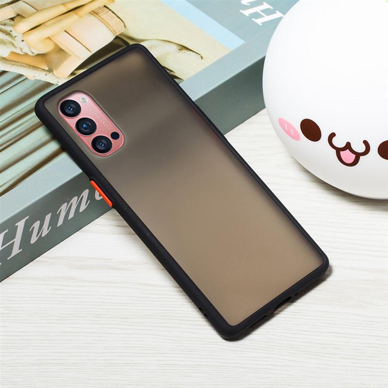 Ốp điện thoại nhám 6 màu sắc thời trang chống sốc chống va đập chống bám vân tay cho OPPO Reno 7 SE 7Z 5 5G 3 4 Pro 4G Reno3 Reno4