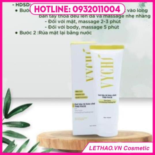 [CHÍNH HÃNG] Gel tẩy tế bào chết/tẩy da chết THE FACE EXFOLIATING PEELING GEL 100ml-VYCHI | BigBuy360 - bigbuy360.vn