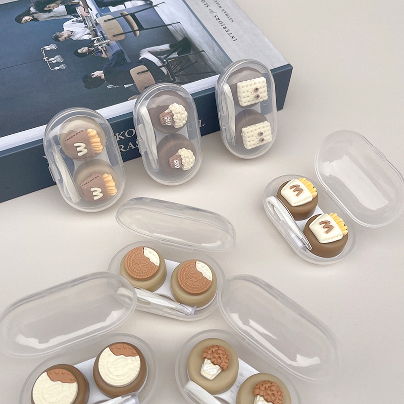 Khay Mini 3D Bánh Mẫu Mới - Case Đựng Lens