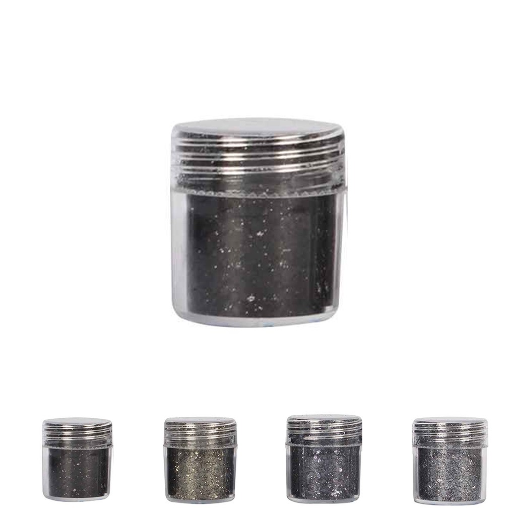 [Hàng mới về] Lọ bột kim tuyến/ 4 túi bột kim tuyết trang trí móng tay nghệ thuật