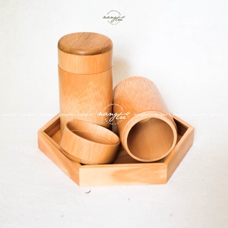 Hộp tre đựng trà - handmade