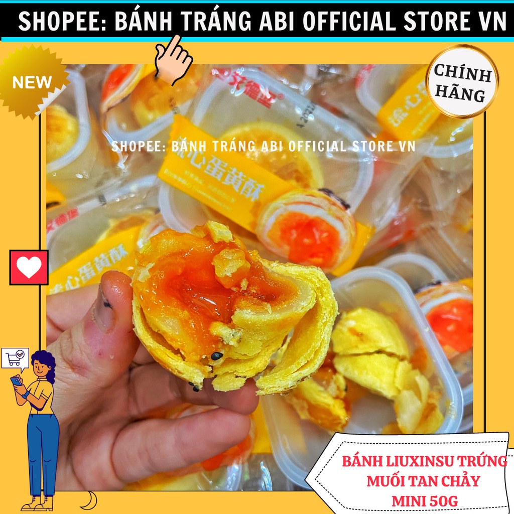 1KG 20 CÁI BÁNH PÍA NƯỚNG TRỨNG CHẢY EGG YORK ĐÀI LOAN NSX MỚI CÓ TEM PHỤ