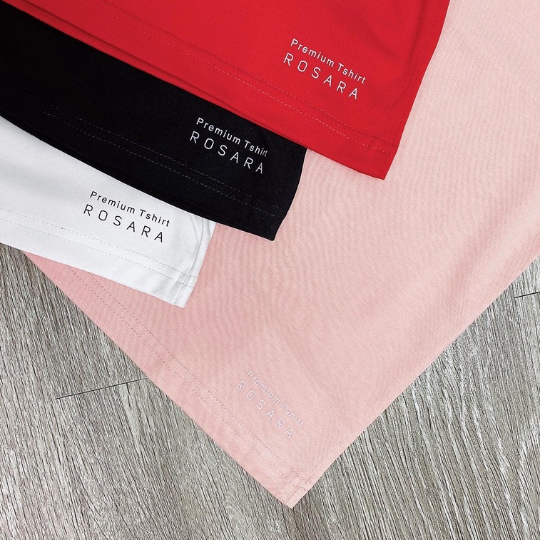 Áo thun phông thời trang nữ dáng suông thời trang chất siêu mát Rosara SP119 | BigBuy360 - bigbuy360.vn