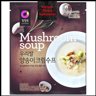 Chungjungone 3 phần súp kem nấm gạo hàn quốc 60g 청정원 우리쌀 양송이 크림 수프