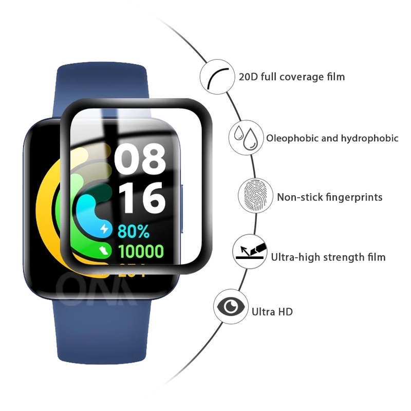 Vỏ Bảo Vệ Màn Hình Bằng Acrylic Trong Suốt Chống Vỡ Cho Redmi Watch2 Redmi Watch2
