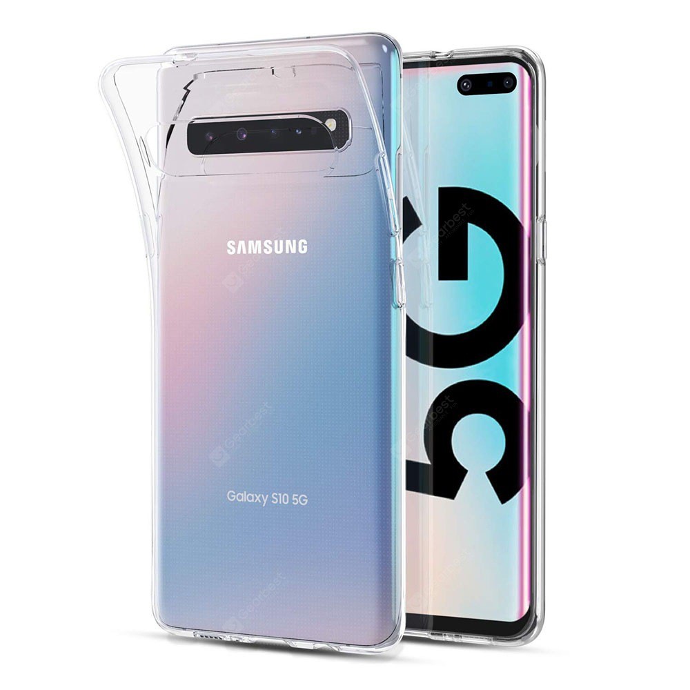 Ốp Silicon dẻo Samsung Galaxy S10 5G (trong suốt) | BigBuy360 - bigbuy360.vn