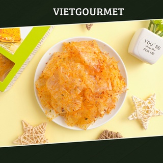 Bánh tráng bò sa tế miếng 100g Datami, đặc sản bánh tráng trộn Long An, đồ ăn vặt hàng ngày