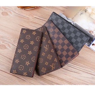 Ví dài Nam nữ LV cầm tay kiểu gập loại đẹp hàng khoá dập logo Filip box