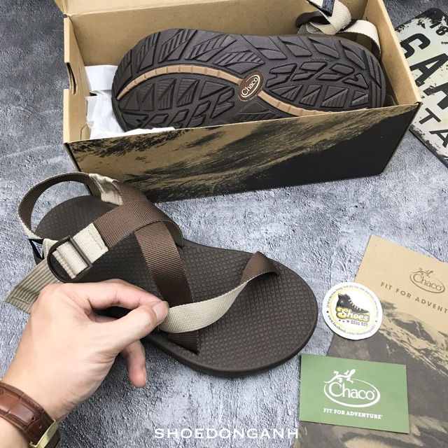Dép Chaco đế thơm socola nâu cafe fullbox hàng cao cấp