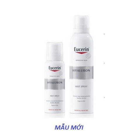 Eucerin Xịt Khoáng Dưỡng Ẩm Aquaporin Active Hyaluron Mist Spray 50ml