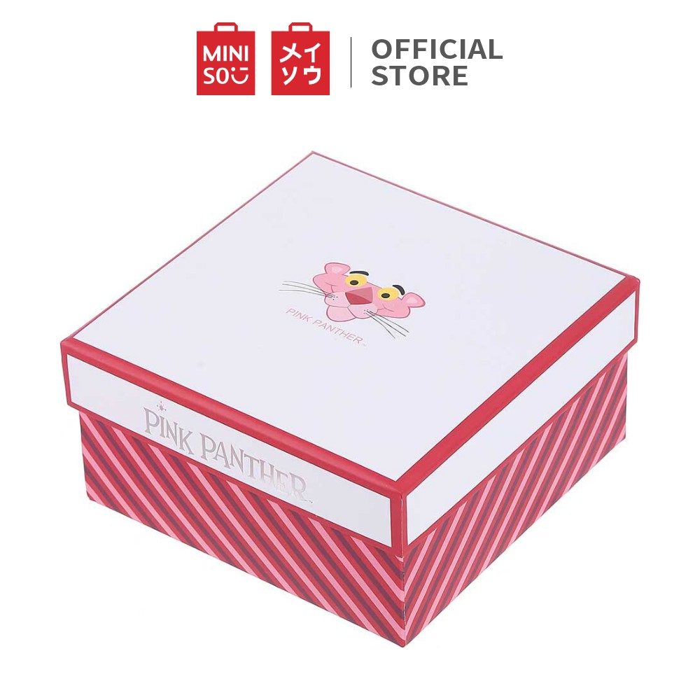 [Mã LIFEMALL153 giảm 15% đơn 99K] Hộp quà tặng Miniso in hình chú Báo Hồng (Nhiều size) - Hàng chính hãng