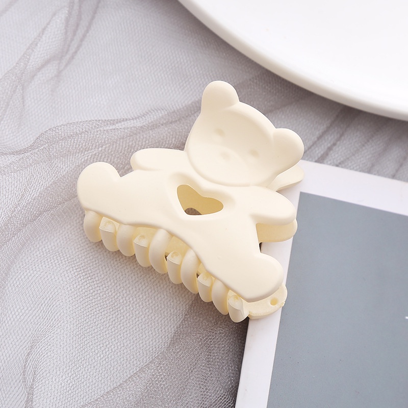 Kẹp tóc càng cua cỡ vừa hình gấu ngộ nghĩnh dễ thương cho nữ KCG