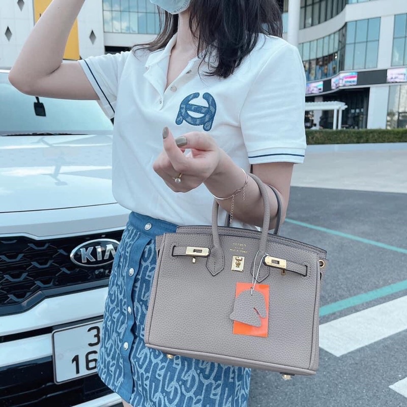 Túi Xách Nữ Công Sở Hm  Size 25 Cm  Da Sần Hạt Gạo Cao Cấp Thiết Kế Thời Trang Xách Sang Chảnh Điệu Đà TA1