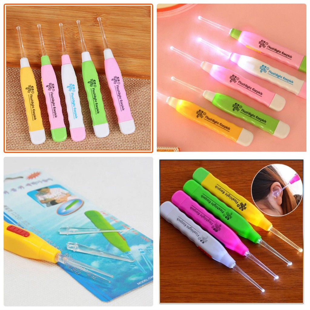 Flash light earpick/ LẤY RÁY TAI CÓ ĐÈN