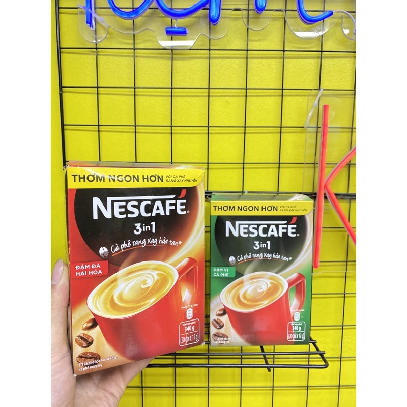 Cà phê sữa Nescafe 3in1 340g (20 gói x 17g)