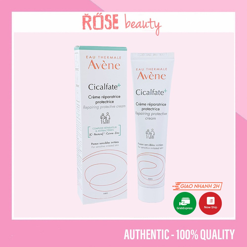 [Mã COS1904 giảm 8% đơn 300K] Kem dưỡng phục hồi Avene Cicalfate+ Repairing Protective Cream làm lành da 40ml/100ml