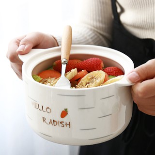 Set bát ăn mì + cốc uống nước cà rốt