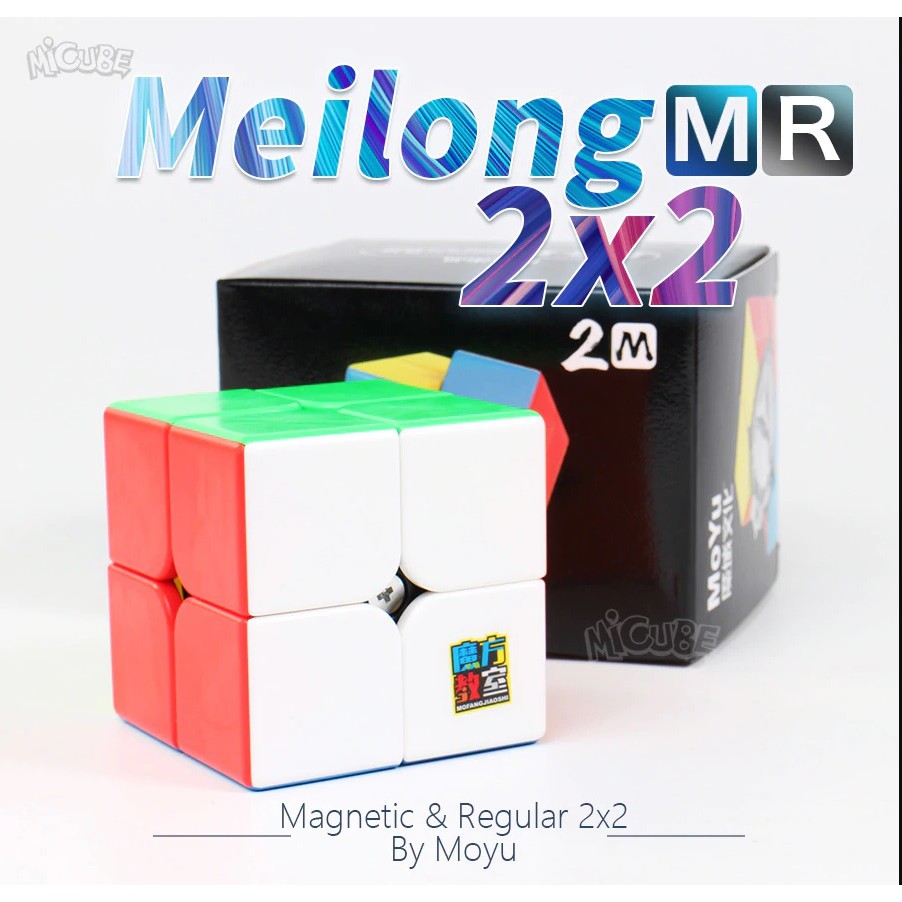 Rubik 2x2 Nam Châm MoYu Meilong 2M - Rubik Nam Châm Từ Tính