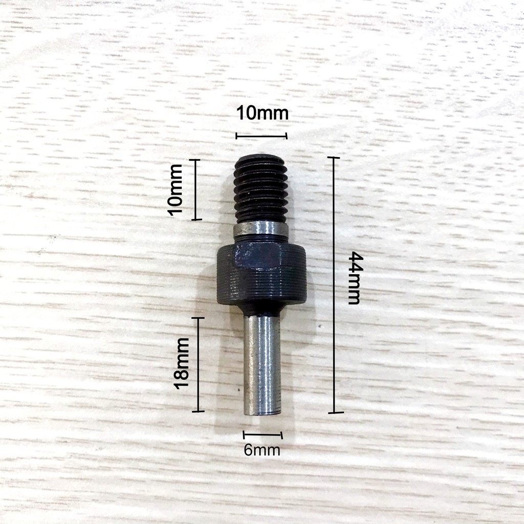 Đầu chuyển đổi máy khoan sang máy cưa, mài, cắt loại 6 - 10mm Voto