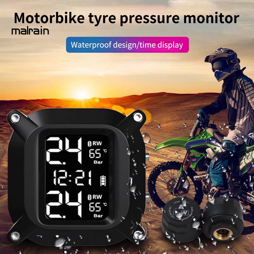 Máy Cảm Biến Áp Suất Lốp Xe Không Dây Màn Hình LCD