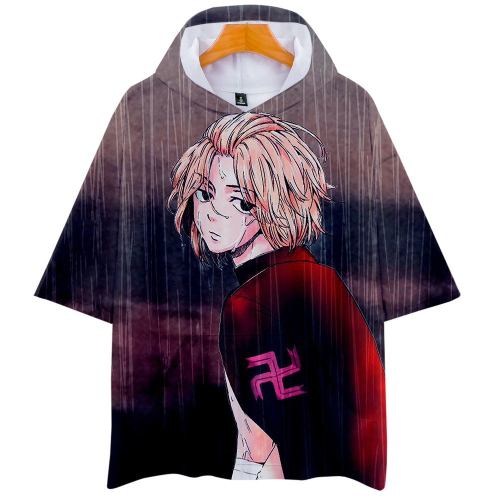 Áo Thun Tay Ngắn Cổ Tròn Có In Họa Tiết Tokyo Revengers Thời Trang Độc Đáo Cho Nam/ Nữ | BigBuy360 - bigbuy360.vn