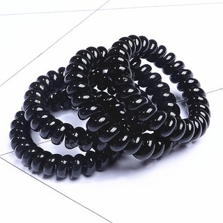Dây Buộc Tóc soắn đen Cá Tính