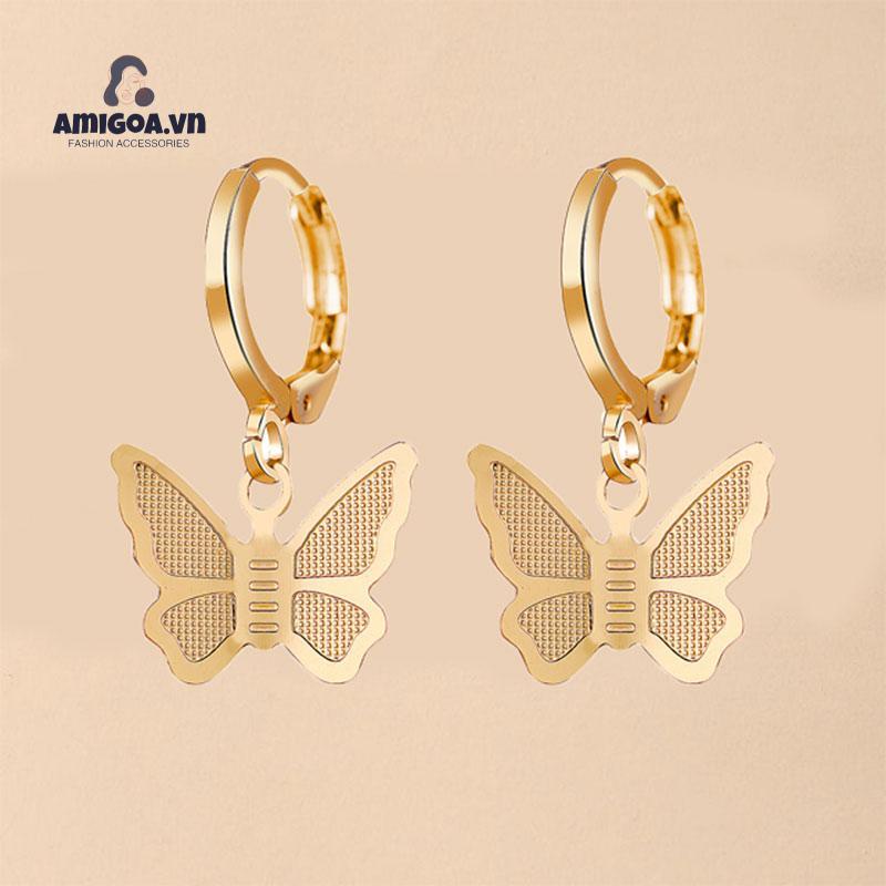 Bộ 9 Khuyên Tai Hình Trái Cây/Động Vật/Trái Cây Đơn Giản Sáng Tạo Cổ Điển Thời Trang