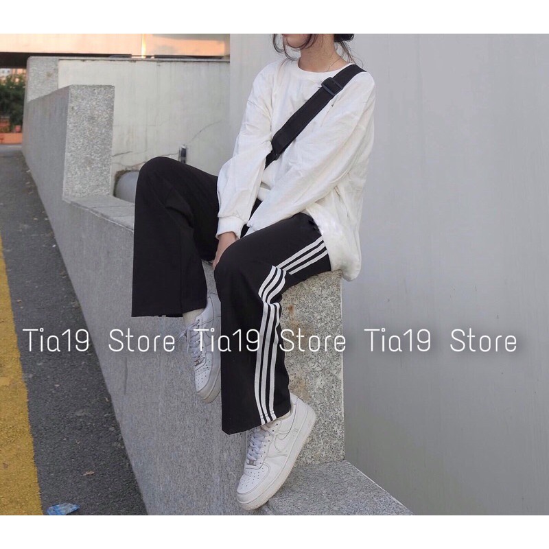 Quần culottes 3 sọc Tia19 ( KÉO SANG XEM FEEDBACK)