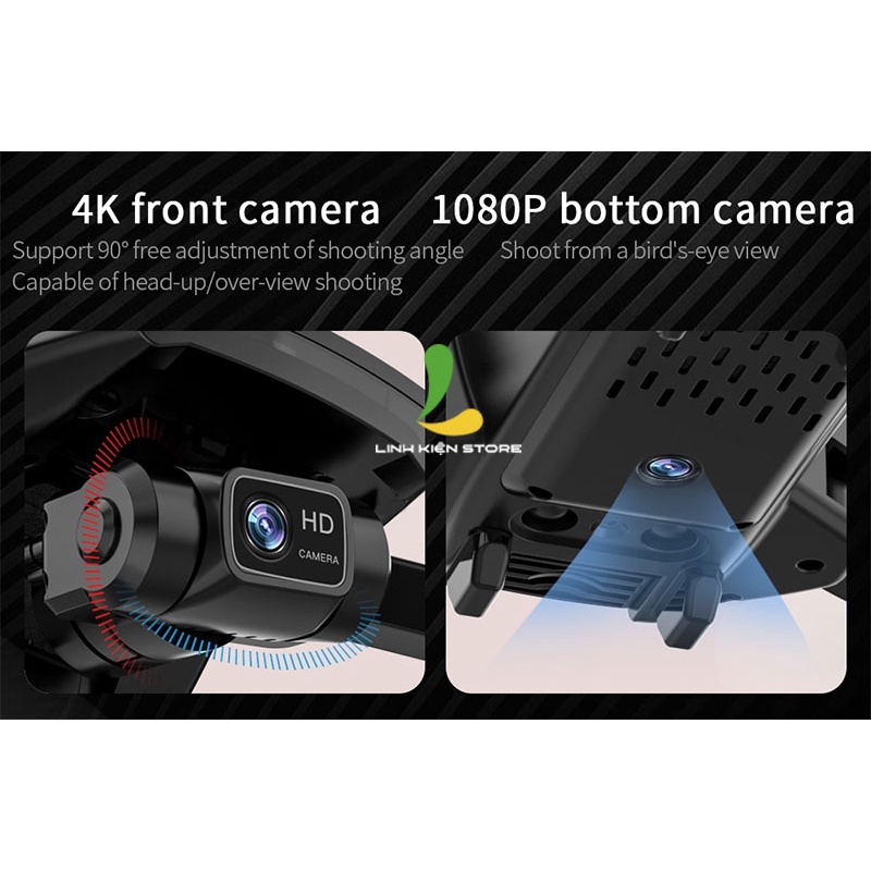Máy bay điều khiển HOSAN flycam zlrc SG108 Max / SG108 Pro, động cơ không chổi than, chống rung 2 trục