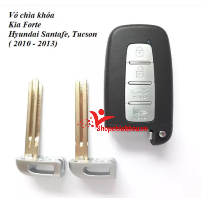 Vỏ chìa khóa smarkey Kia, Huyndai hàng chuẩn theo thông số chìa zin đầy đủ logo kèm theo