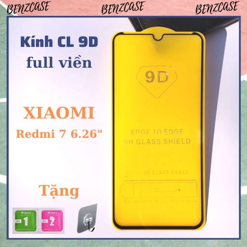 Kính cường lực 9D FULL KEO Full viền Đen cho XIAOMI REDMI 7