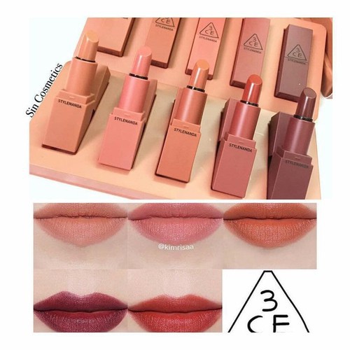 Sét Son lì 3CE red recipe lip color mini kit # sale 50% Hàng cực xịn sò hàng chính hãng