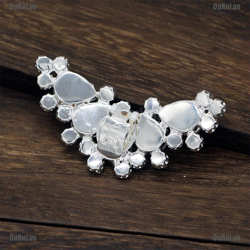 Bộ 2 Ghim Cài Giày Đính Ngọc Trai Nhân Tạo Bằng Kim Loại Xinh Xắn