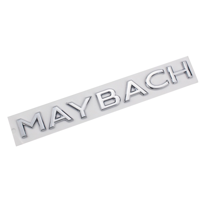 Decal tem chữ Maybach dán đuôi xe ô tô G80709