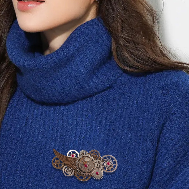 Trâm Cài Tóc Hình Đôi Cánh 2 Trong 1