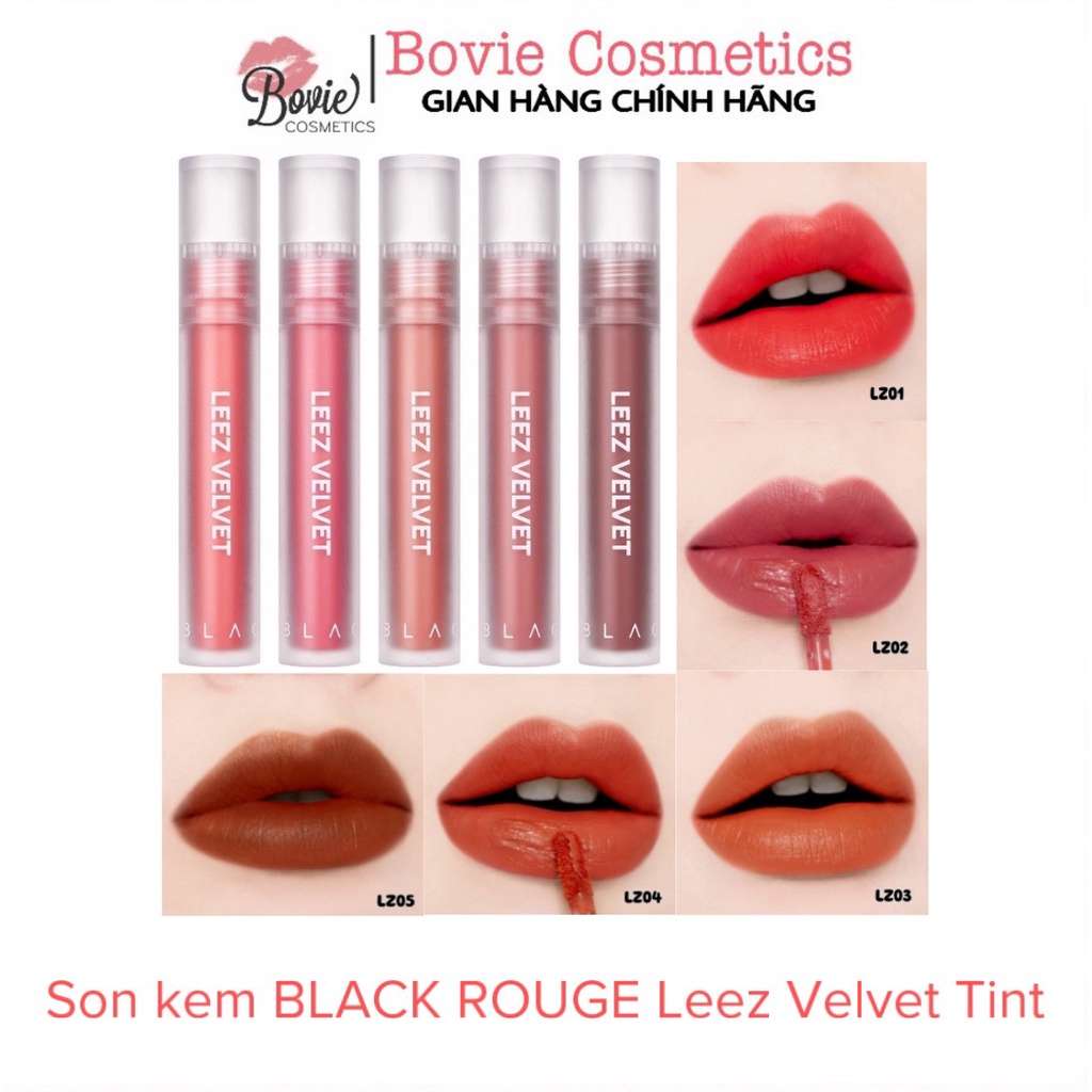 Son kem Black Rouge Leez Velvet Tint