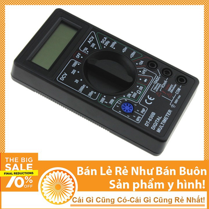 [Khuyến Mãi] Đồng Hồ DT830B DIGITAL MULTIMETER