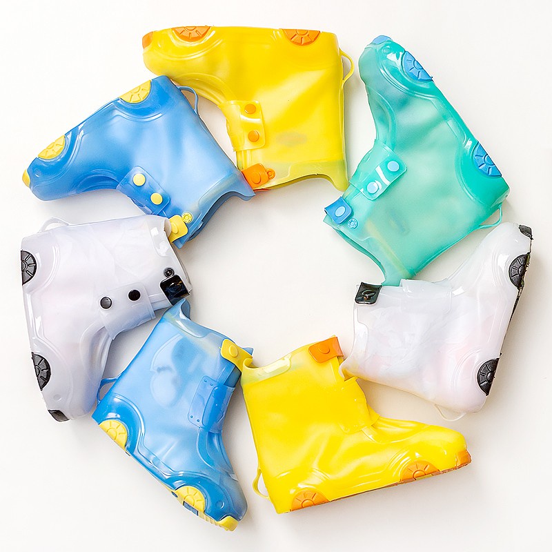 Đôi ủng đi mưa Cheerful Mario chống trơn trượt chống thấm nước thời trang năm 2022 cho bé trai và gái