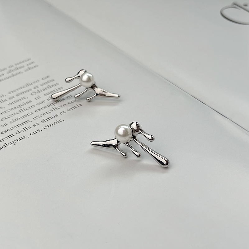 Bông Tai Hình Giọt Nước Đính Ngọc Trai Cao Cấp Thời Trang Cho Nữ