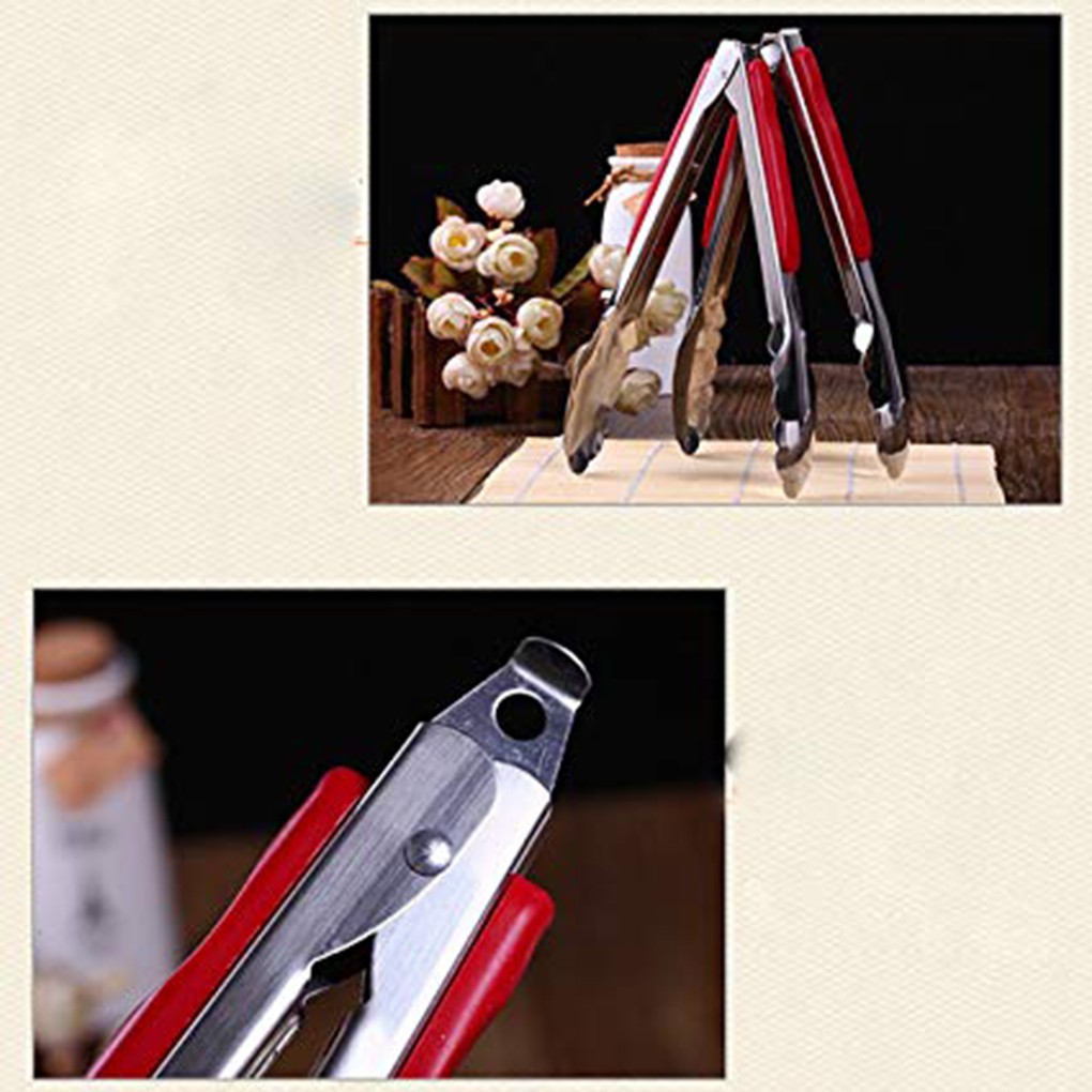 Kẹp gắp thức ăn bằng inox tiện dụng