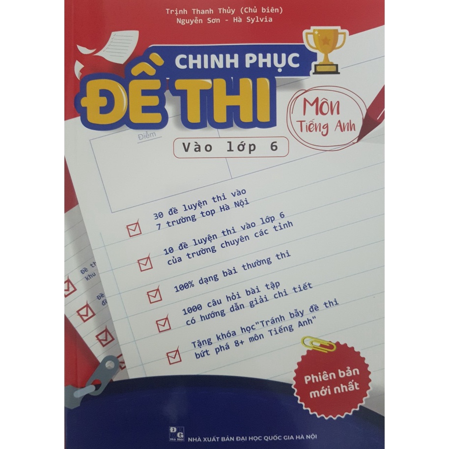 Sách - Combo Chinh phục đề thi vào lớp 6