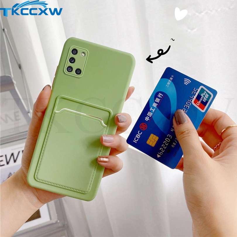 Ốp Điện Thoại TPU Silicon Mềm Dạng Ví Đựng Thẻ Cho Samsung Galaxy Note 20 Ultra Note10+ 10p