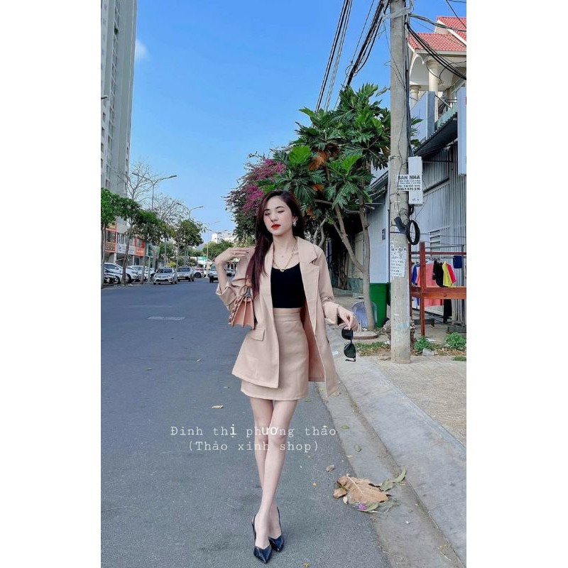 Sét vest chân váy cực đẹp ảnh thật kèm video | BigBuy360 - bigbuy360.vn