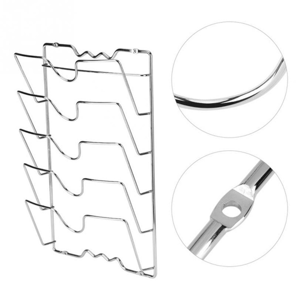 NICKOLAS Giá Đỡ Nắp Nồi Gắn Tường Tiện Dụng