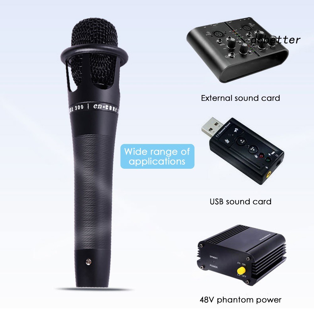 Bộ Micro Thu Âm Có Dây Dh_E300 Và Phụ Kiện
