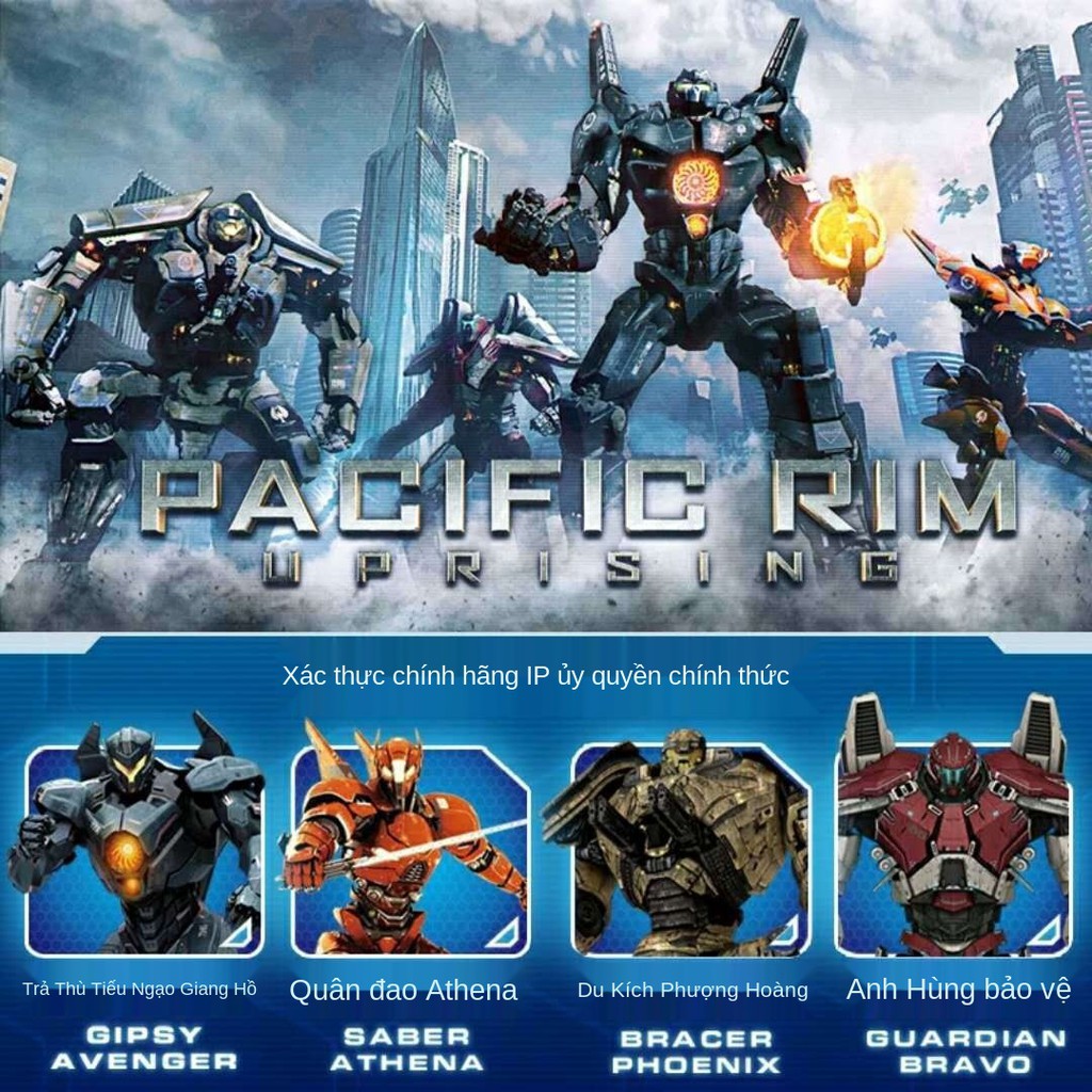 ▦Tương thích với Lego lắp ráp các khối xây dựng Mô hình Gundam Pacific Rim 2 Mecha Robot Boy Toy Gift